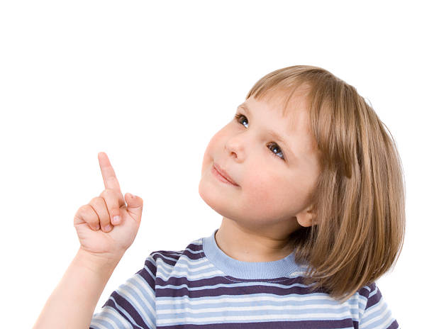 istock little girl shows finger 94503029