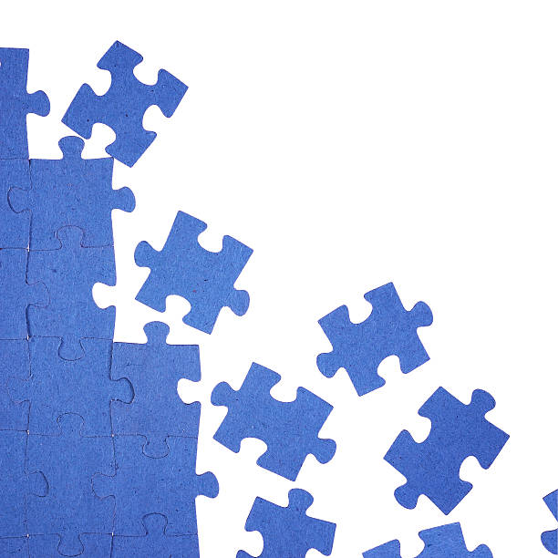 istock Photo of a blue puzzle 94503376
