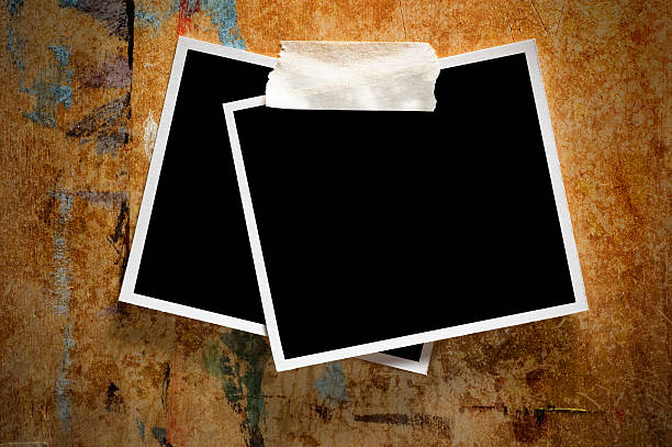 istock Two photos on a grungy background 94503497