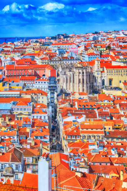 istock Lisbon, Portugal panoramic view 945038240