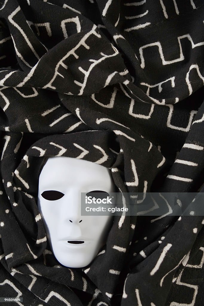 Maschera fantasma africana - Foto stock royalty-free di Adulto