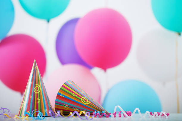 istock Background of balloons for birthday 945046200