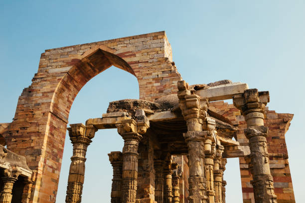 istock Qutub Minar ancient ruins in Delhi, India 945049276