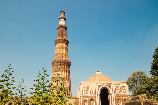 istock Qutub Minar ancient ruins in Delhi, India 945049566