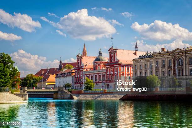 Historic Tenement Houses In The Old Town Of Wroclaw Poland Stock Photo - Download Image Now