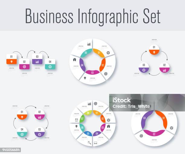 Infographic Simbole Set With Infographics Stock Illustration - Download Image Now ...
