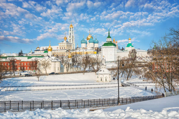 istock Classic view of the Winter Lavra 945065614