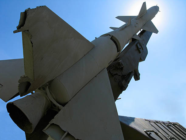 istock Old russian ballistic missile 94506699
