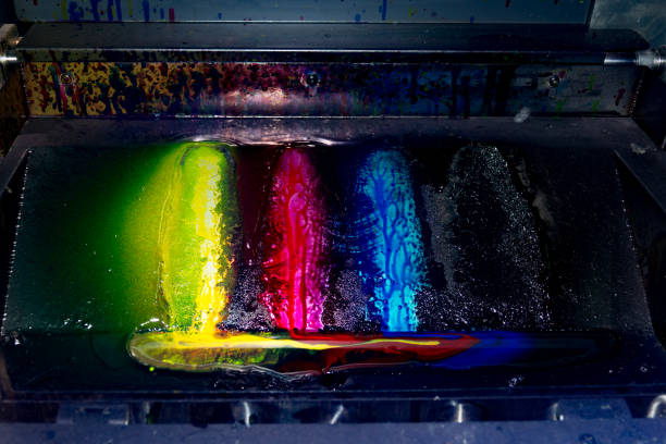 istock Set of color of printer for vinyl poster 945073744
