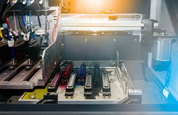 istock Set of color of printer for vinyl poster 945073792