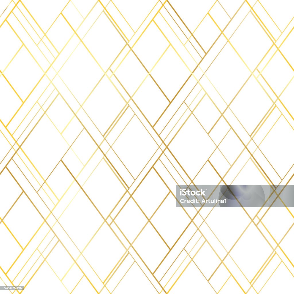 Premium style seamless pattern. Golden cross lines on a white background Premium style vetor seamless pattern. Golden cross lines on a white background Pattern stock vector