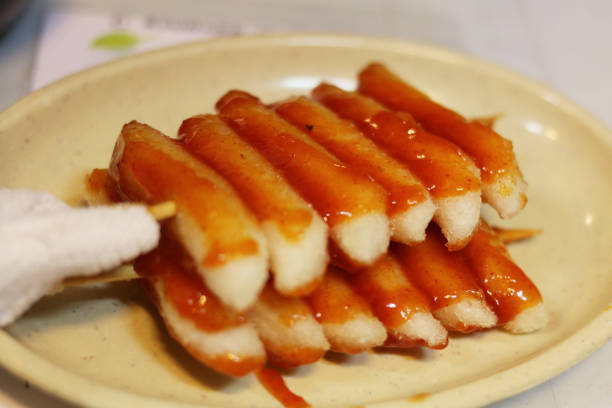 istock korea food 'Rice Cake Skewers' 945078636