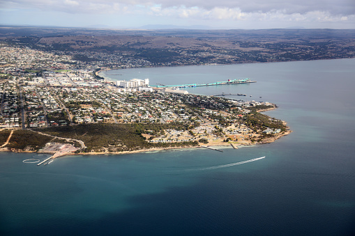 Aerial View of Port Lincoln from light plane