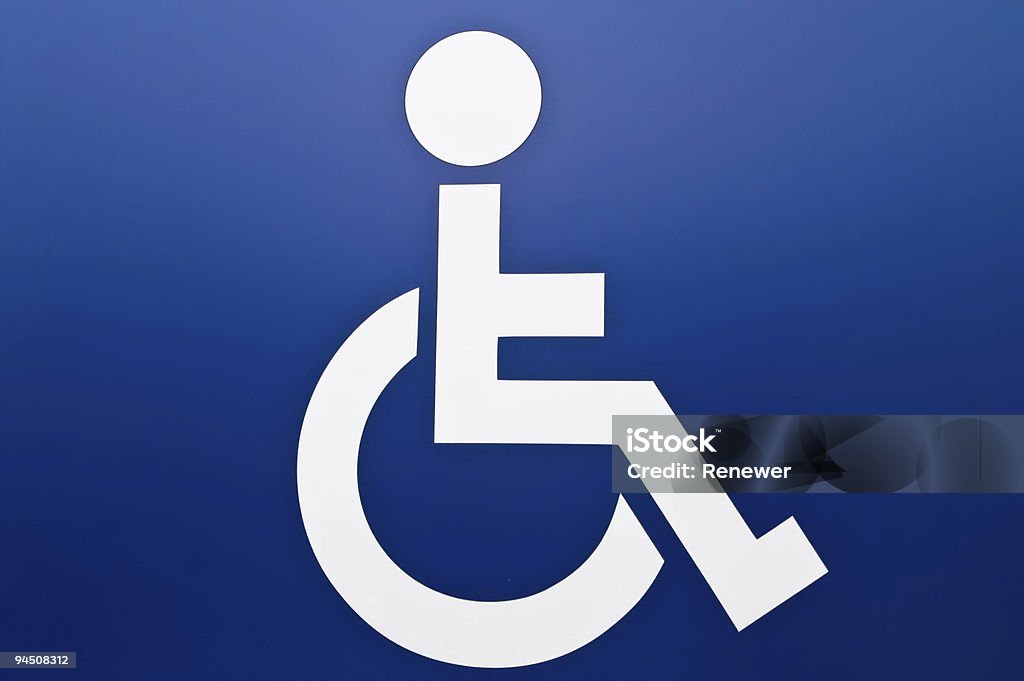 Señal de uso para incapacitado - Foto de stock de Accesibilidad para discapacitados libre de derechos