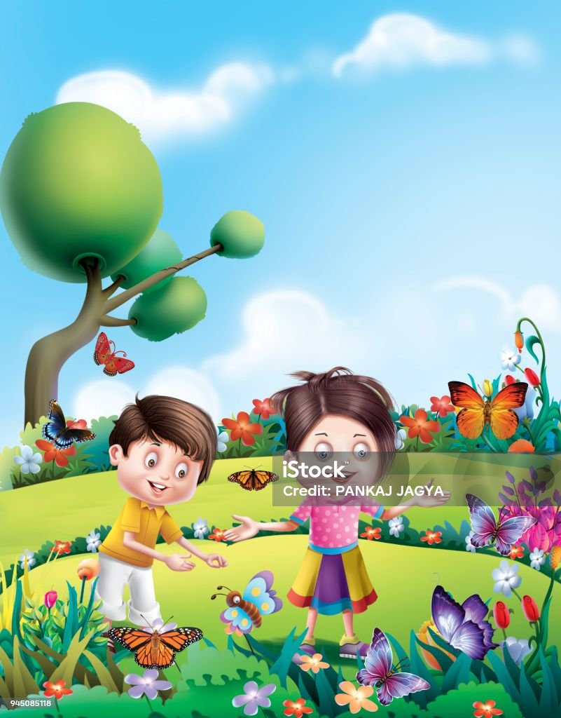 Nursery Rhymes Stock Illustration - Download Image Now - Art, Balloon,  Cartoon - iStock