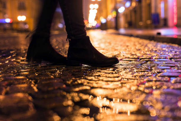 istock Night walk in the city 945085402