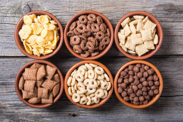 istock Cereals . Breakfast with milk and chocolate cornflakes 945088894