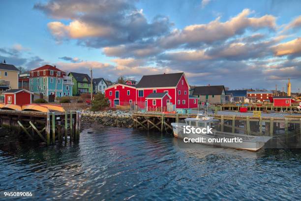 Sunset Clouds By The Ocean Stock Photo - Download Image Now - Nova Scotia, Lunenburg, Canada