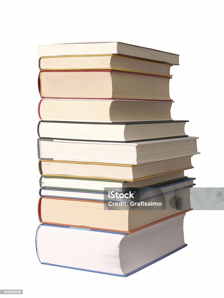 Libri diversi colori 02 - Foto stock royalty-free di Archivio