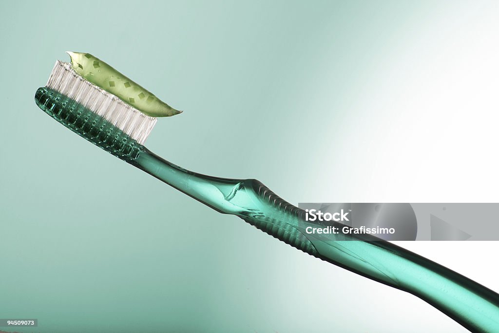 Зеленый Зубная щётка с вставьте - Стоковые фото Без людей роялти-фри