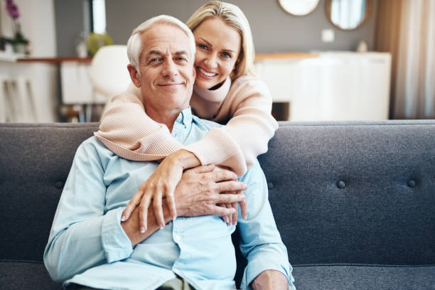 istock Come honey let's get comfy on the couch 945093224