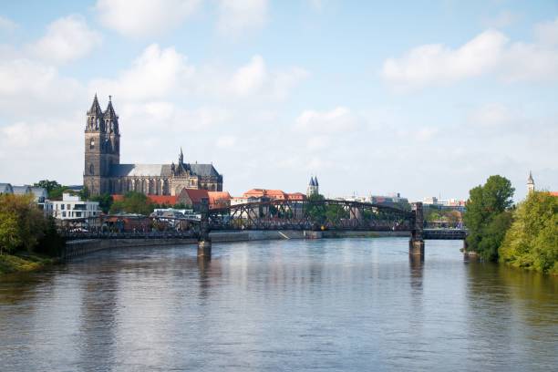 istock View over the river Elbe on Magdeburg 945104710
