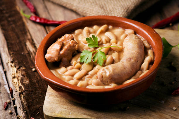 cassoulet de Castelnaudary, a French bean stew