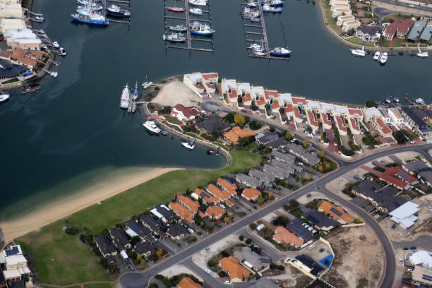 istock Port Lincoln Marina Aerial View 945107044