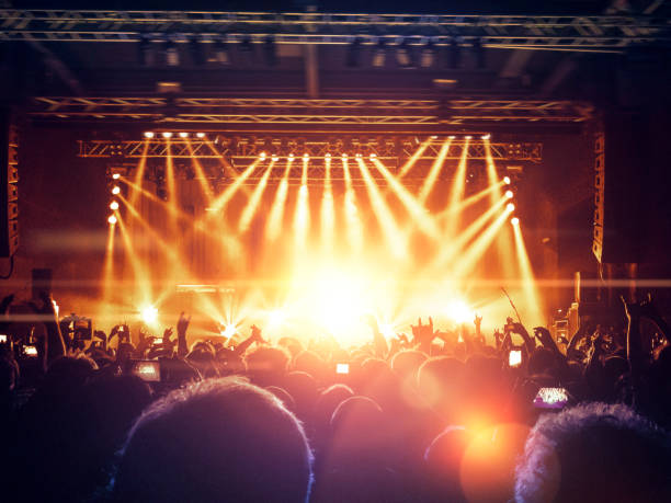 istock Concert crowd in front of a live stage 945113630