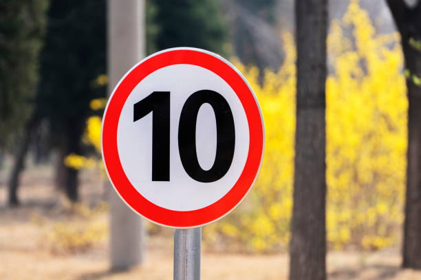 istock speed limit sign in woods 945117280