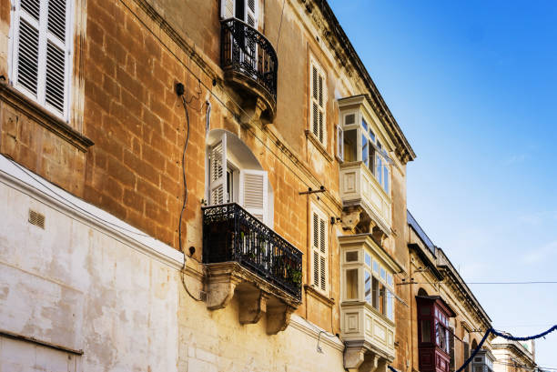 istock Typical street view of Valletta in Malta 945128318