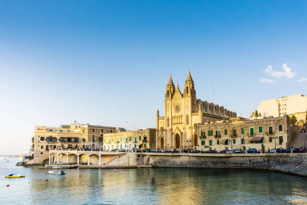 istock Typical street view of Valletta in Malta 945128452