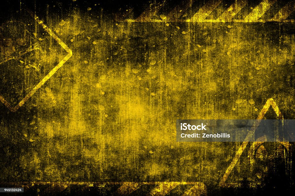 Nuclear radiation sign. Blueprint on old grungy surface. Futuristic technology design. Cyber punk monochrome illustration Abstract futuristic grunge industrial vintage background. Nuclear radiation sign. Blueprint on old grungy surface. Futuristic technology design. Cyber punk monochrome illustration Backgrounds stock illustration