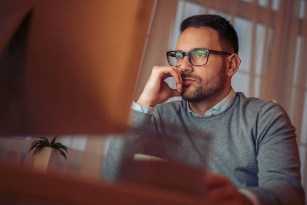 istock Business,home, people and technology concept 945136458