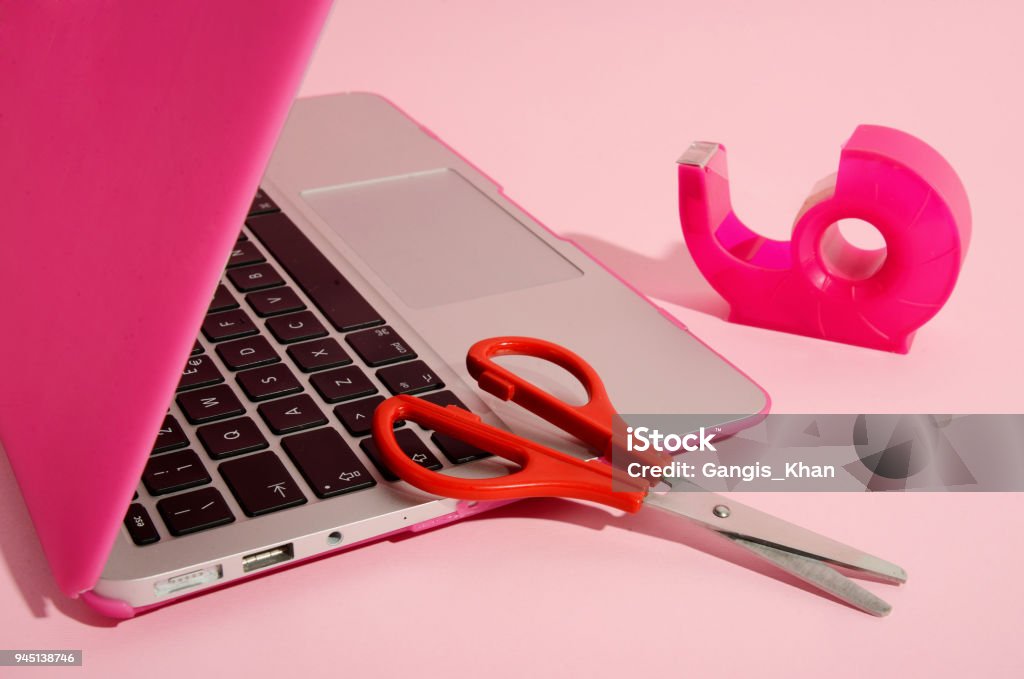 Computer Cut And Paste Command Concept Stock Photo - Download Image Now ...