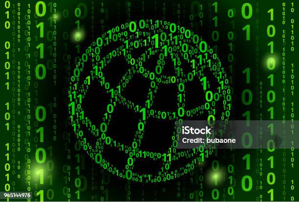 Globe Binary Code Vector Pattern Background Stock Illustration ...