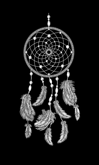 Embroidery Boho Native American Indian Dreamcatcher Feathers Clothes Ethnic  Tribal Fashion Design Dream Catcher Fashionable Template Vector  Illustration Stock Illustration - Download Image Now - iStock