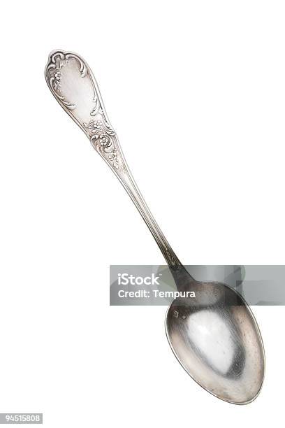 Silve Spoon Stock Photo - Download Image Now - Tablespoon, Close-up, Color Image