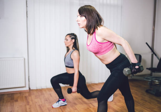 istock Women working out in gym 945159646