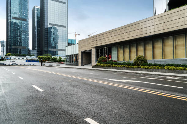 istock Highway and city modern architecture in guangzhou,china 945159868