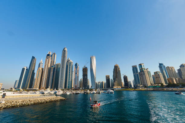 istock dubai marina view from the water 945164900