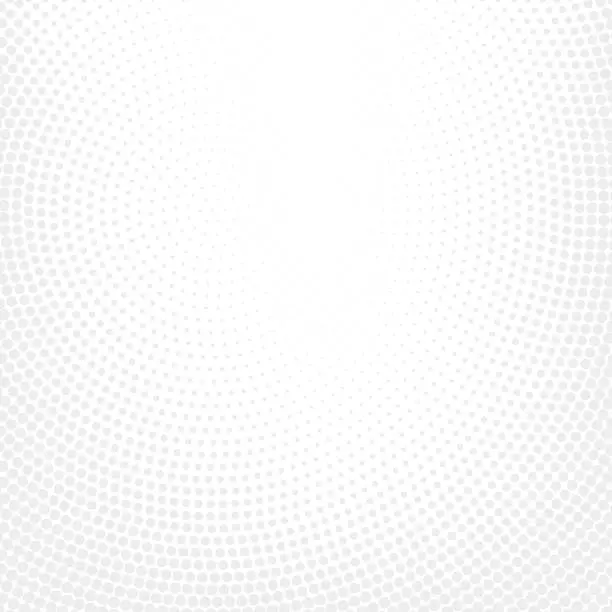 Vector illustration of White halftone spotted background