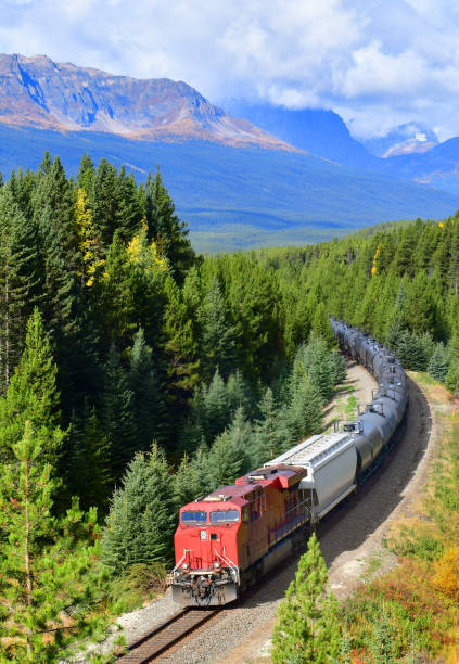 istock Canadian Pacific Railway in Banff National Park,Canada. 945172290