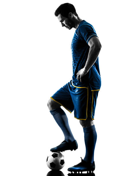 istock soccer player man silhouette isolated 945199842