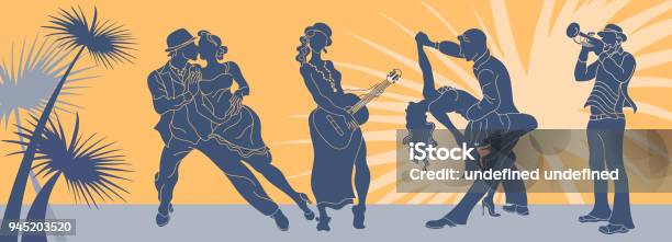 Salsa Dance Vectortango Couple Vector Couple Dancing Salsa Argentine Tangoweb Background Salsa Latinosalsa Music Party Bannerset Of Couple Dancing Tangoretro Stylesilhouettes Of People Dancing Stock Illustration - Download Image Now