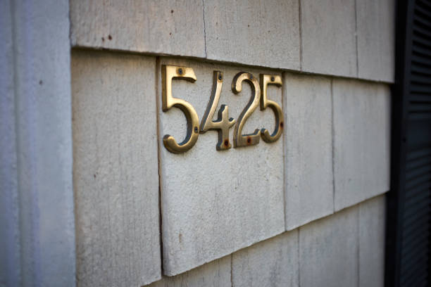 Address 123 on Door