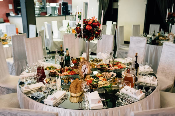 istock Wedding Party Decoration, maroon 945217990