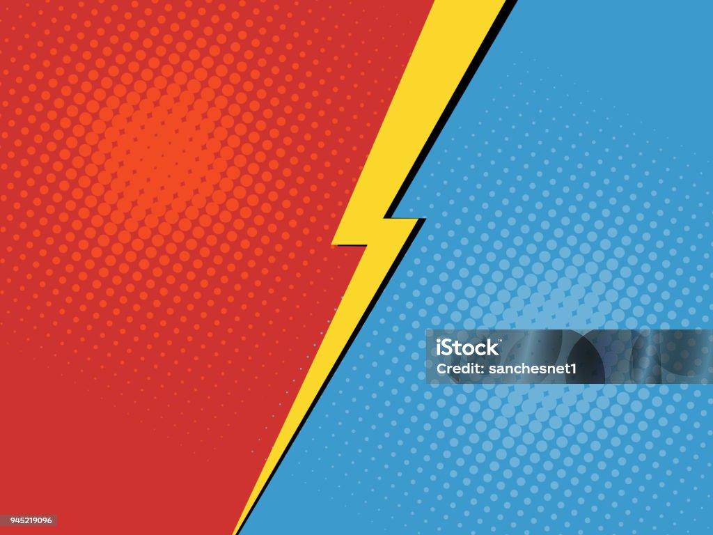 Versus background Comic book versus background. Vector illustration pop art style Backgrounds stock vector