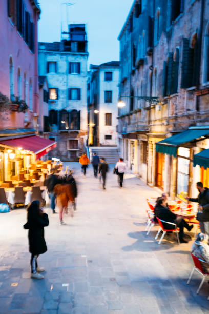 istock Night Venetian street. 945230552
