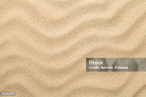 Sandy Background Sand Beach Texture For Summer Stock Photo - Download Image Now - Sand, Beach, Textured